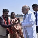 Home Minister Amit Shah arrived at the Bastar Pandum closing ceremony.