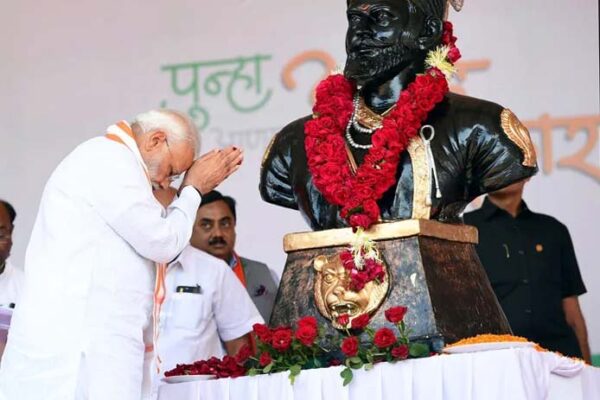 PM Modi pays tribute to Chhatrapati Shivaji Maharaj on his birth anniversary