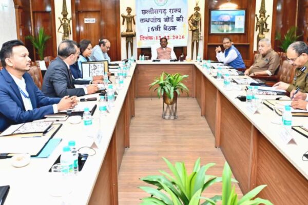 Chhattisgarh State Wildlife Board meeting concluded under the chairmanship of CM Sai