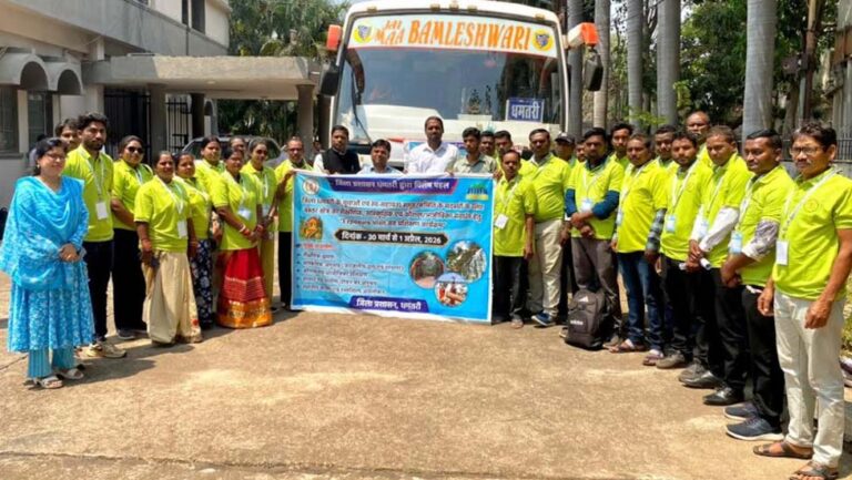 Boosting Tourism Development in the District: 40-Member Delegation Departs for Exposure Visit to Bastar