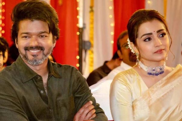 Thalapathy Vijay and Trisha spotted together at a wedding; director trolled for sharing photo
