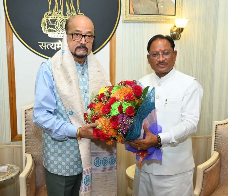 CM Sai wishes Governor Ramen Deka on his birthday