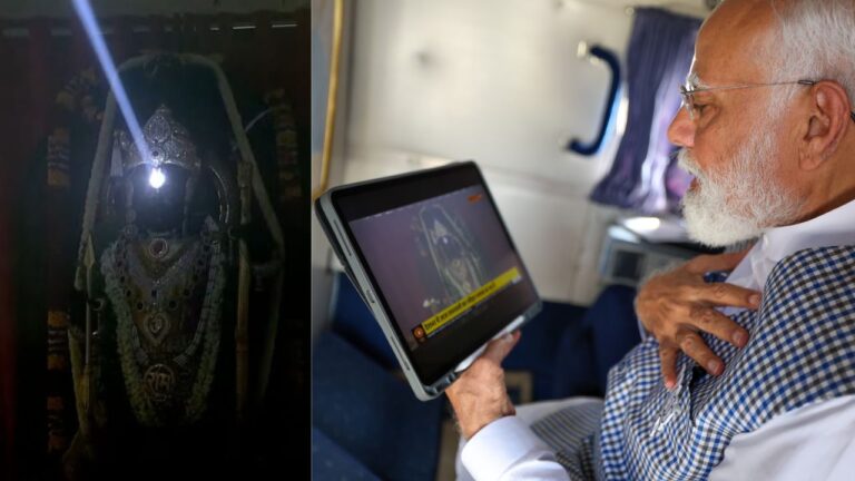 रामनवमी पर सूर्यदेव ने किया प्रभु राम का दिव्य अभिषेक, पीएम मोदी ने टीवी के जरिये किया दर्शन