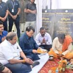 Foundation stone laid for various development works worth Rs 21.35 crore at the Bhoomi Pujan ceremony held at Kanberi