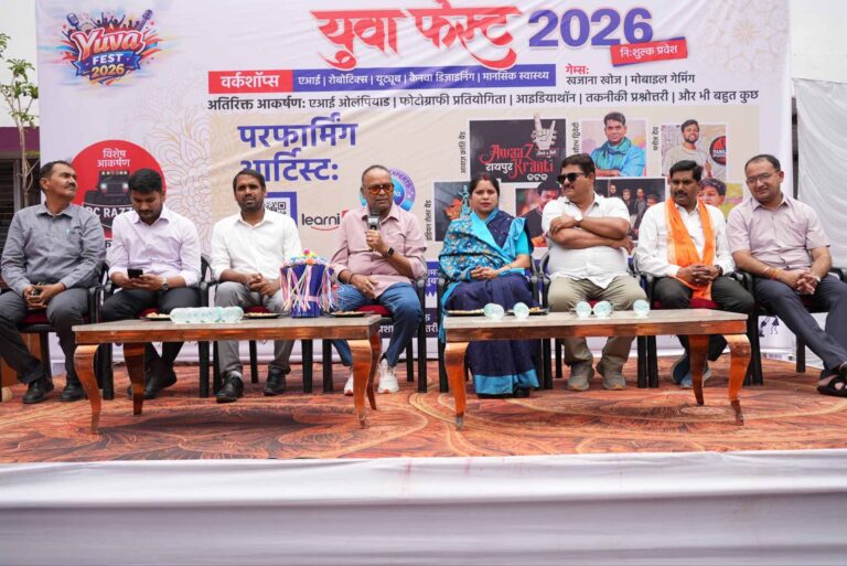 युवा फेस्ट 2026 में शामिल हुए विधायक अजय चंद्राकर 