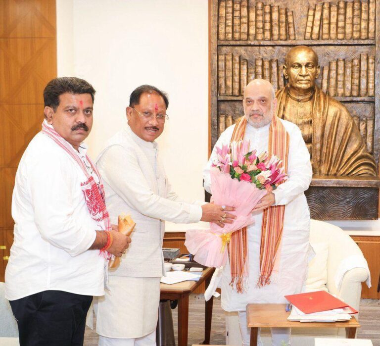 छत्तीसगढ़ में अखिल भारतीय आयुर्वेद संस्थान के स्थापना का प्रस्ताव, अमित शाह से मिले CM विष्णुदेव साय