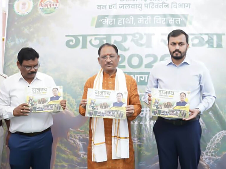 CM विष्णुदेव साय ने ‘गजरथ यात्रा’ पुस्तक का किया विमोचन