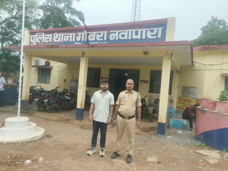 जिम में एक्सरसाइज कर रहे युवक को रायपुर पुलिस ने किया गिरफ्तार