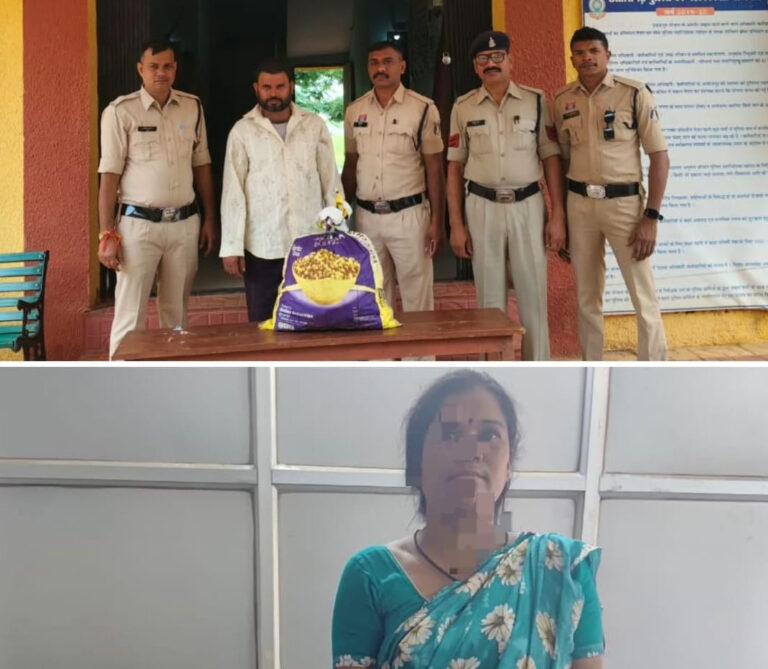 भखारा और नयापारा में 159 पौवा के साथ महिला समेत 2 गिरफ्तार